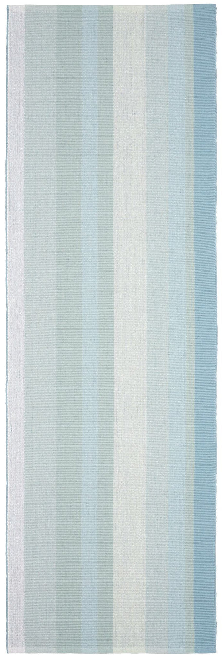 Shore Stripe Handwoven Cotton Rug