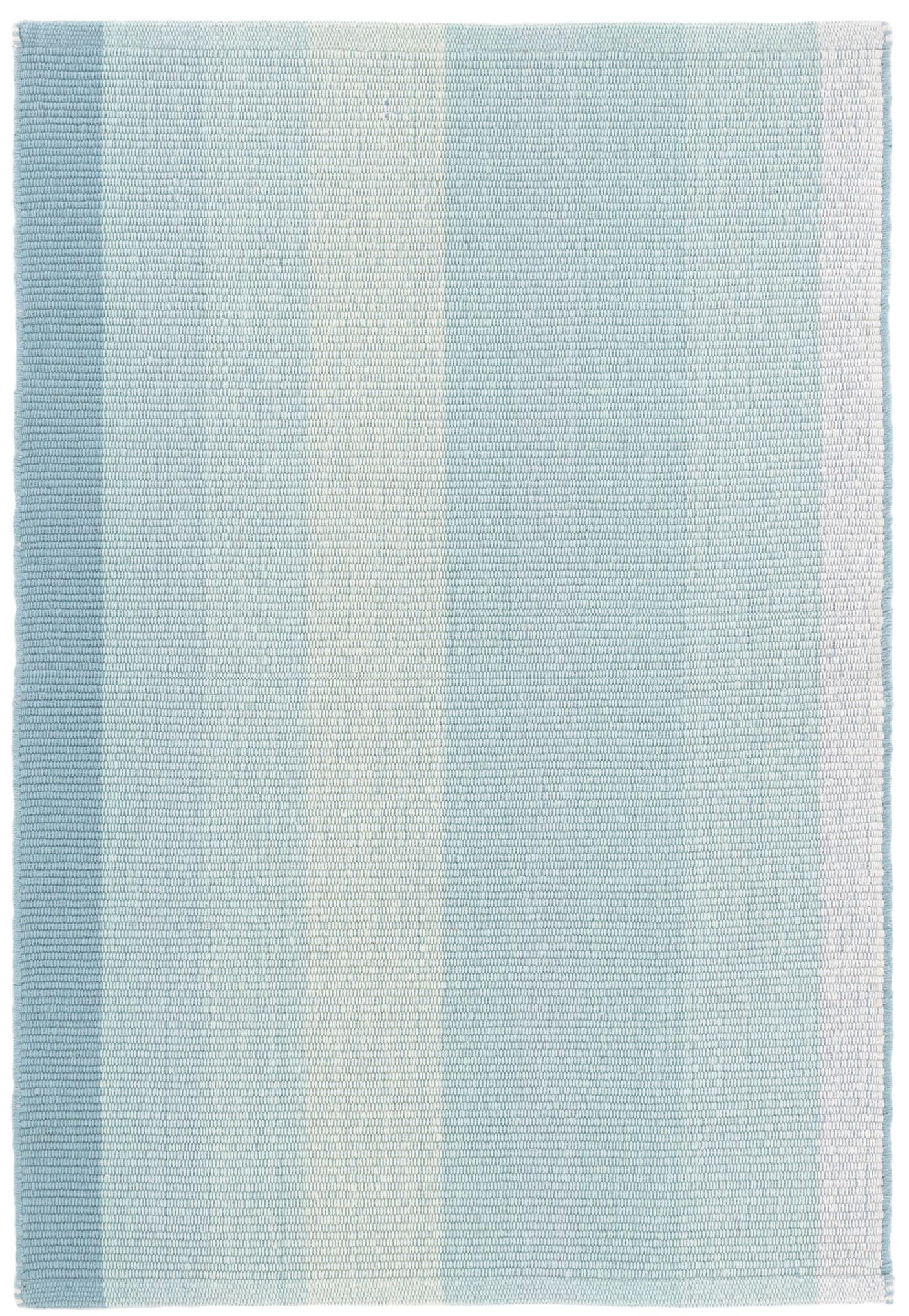 Shore Stripe Handwoven Cotton Rug
