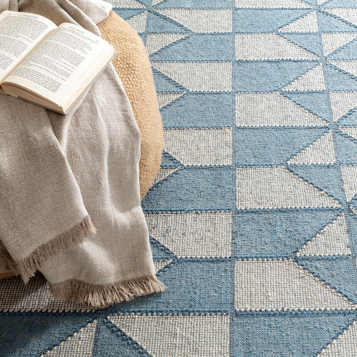 Ojai Hand Loom Knotted Cotton Rug