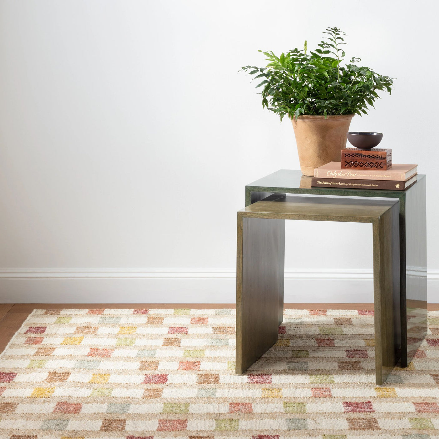 Mosaic Handwoven Jute Rug