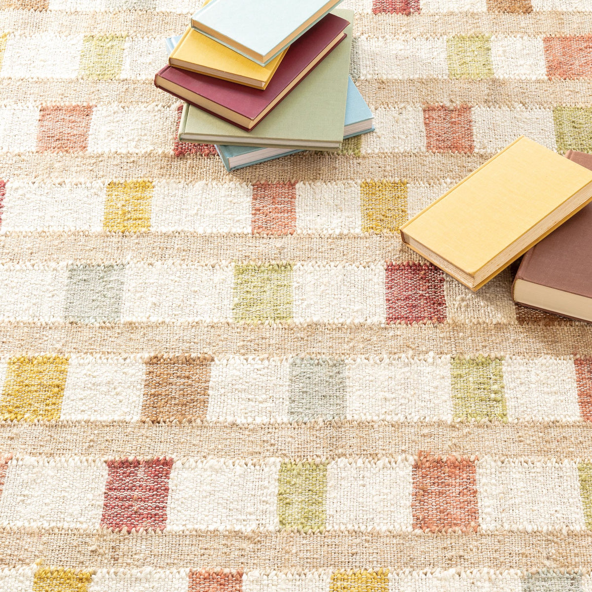 Mosaic Handwoven Jute Rug