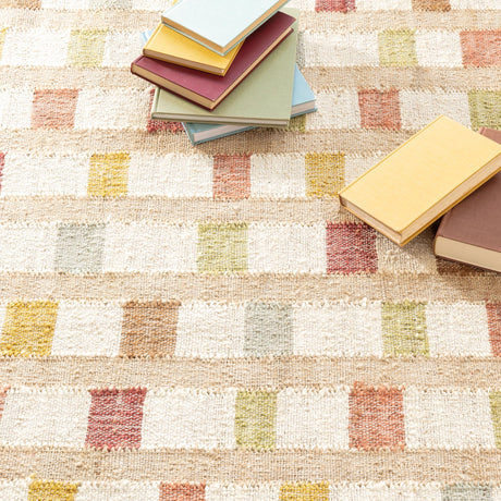 Mosaic Handwoven Jute Rug