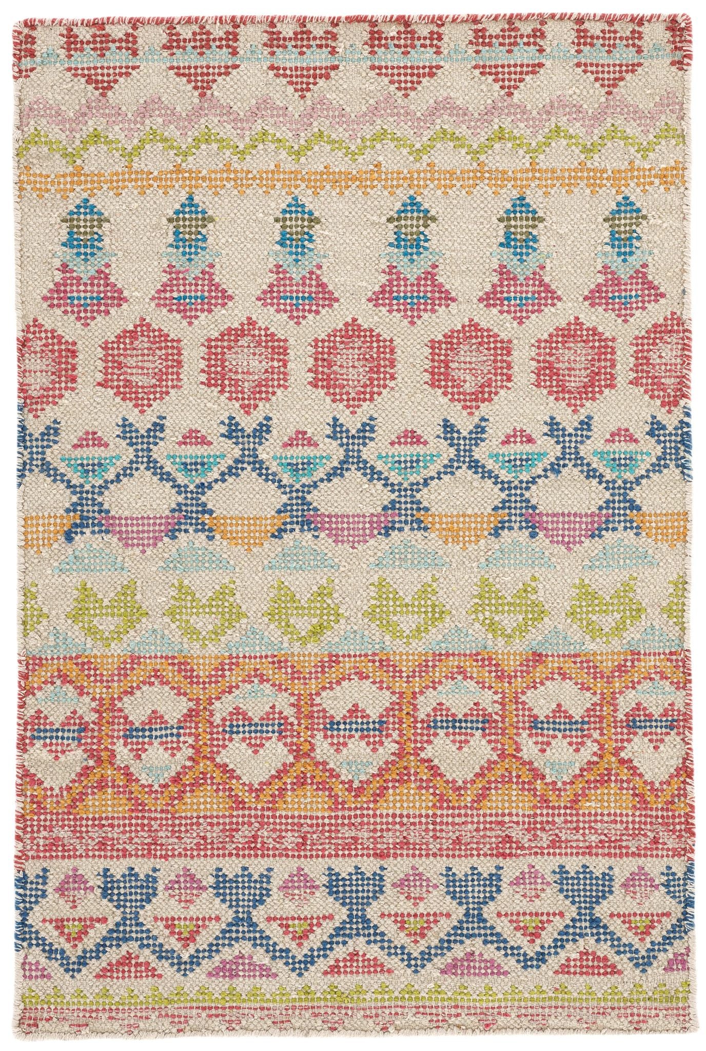 Stony Brook Hand Loom Knotted Cotton Rug