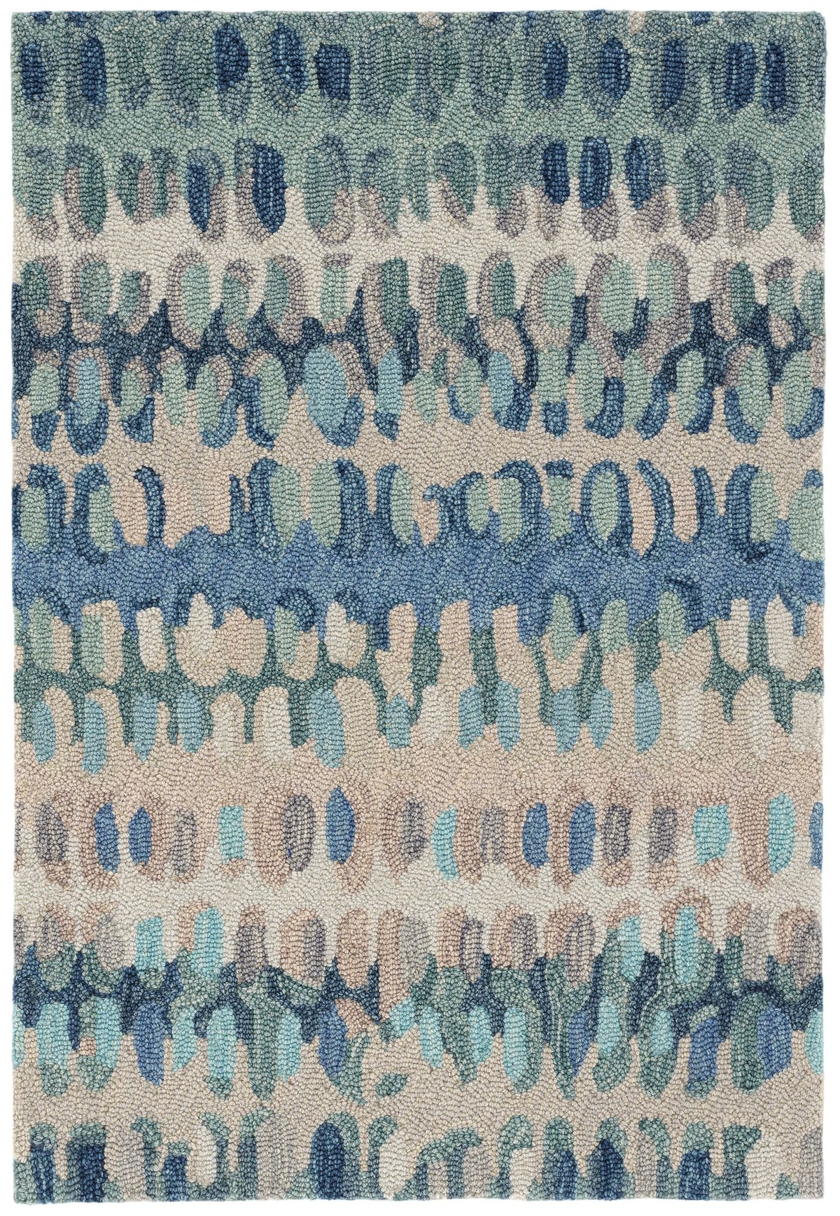Paint Chip Hand Micro Hooked Wool Rug