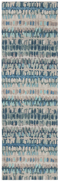Paint Chip Hand Micro Hooked Wool Rug