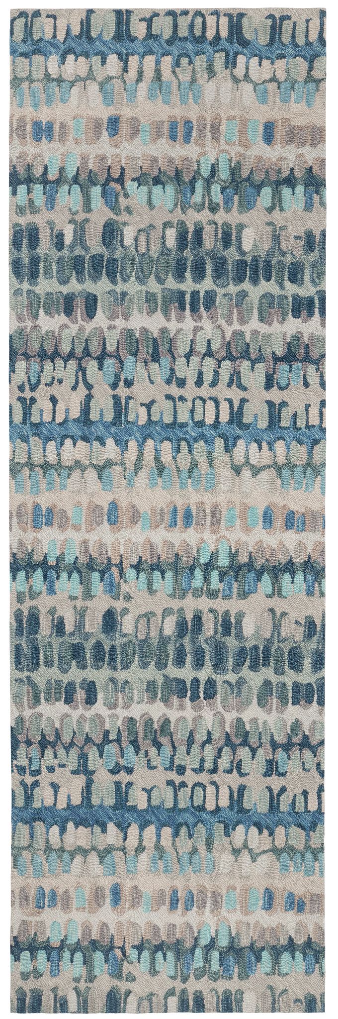 Paint Chip Hand Micro Hooked Wool Rug