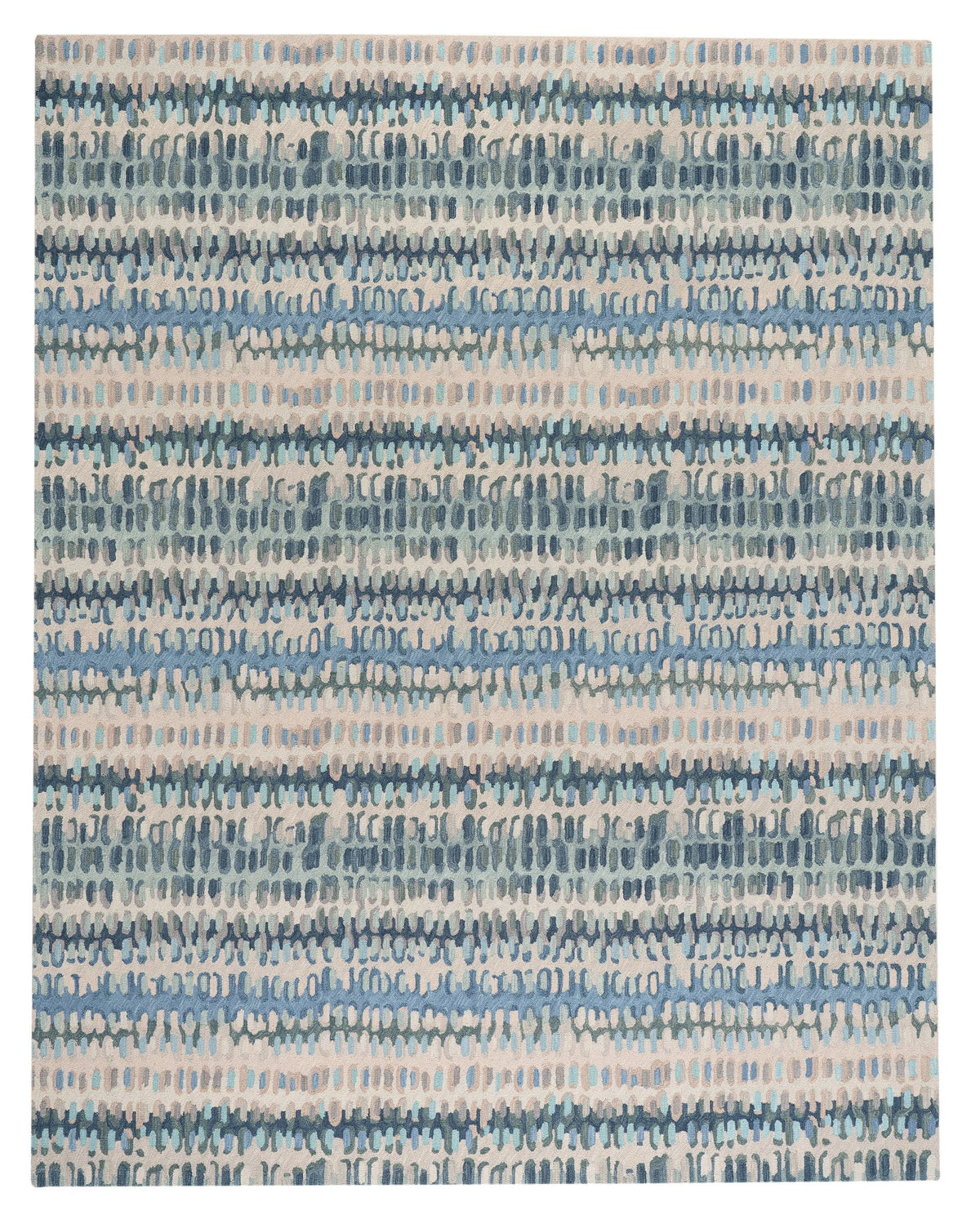 Paint Chip Hand Micro Hooked Wool Rug