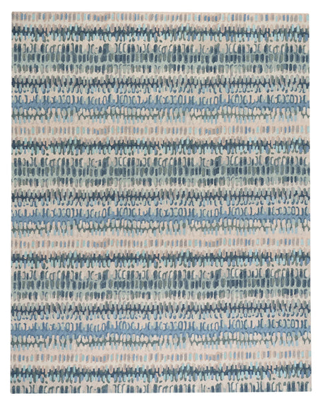 Paint Chip Hand Micro Hooked Wool Rug