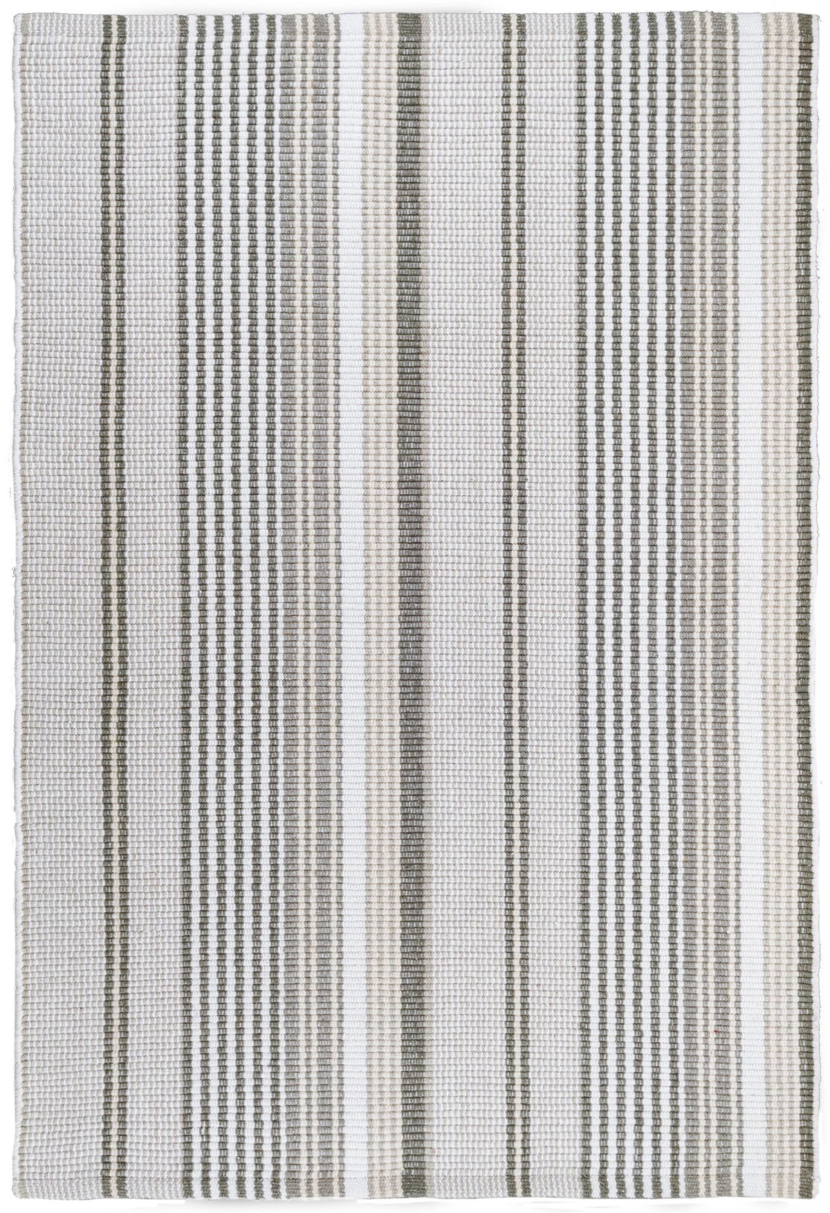 Gradation Ticking Handwoven Indoor/Outdoor Rug