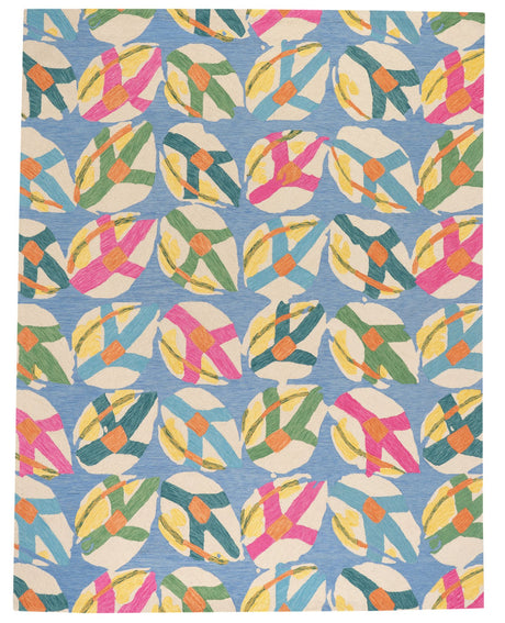 Lily Pad Hand Micro Hooked Wool Rug