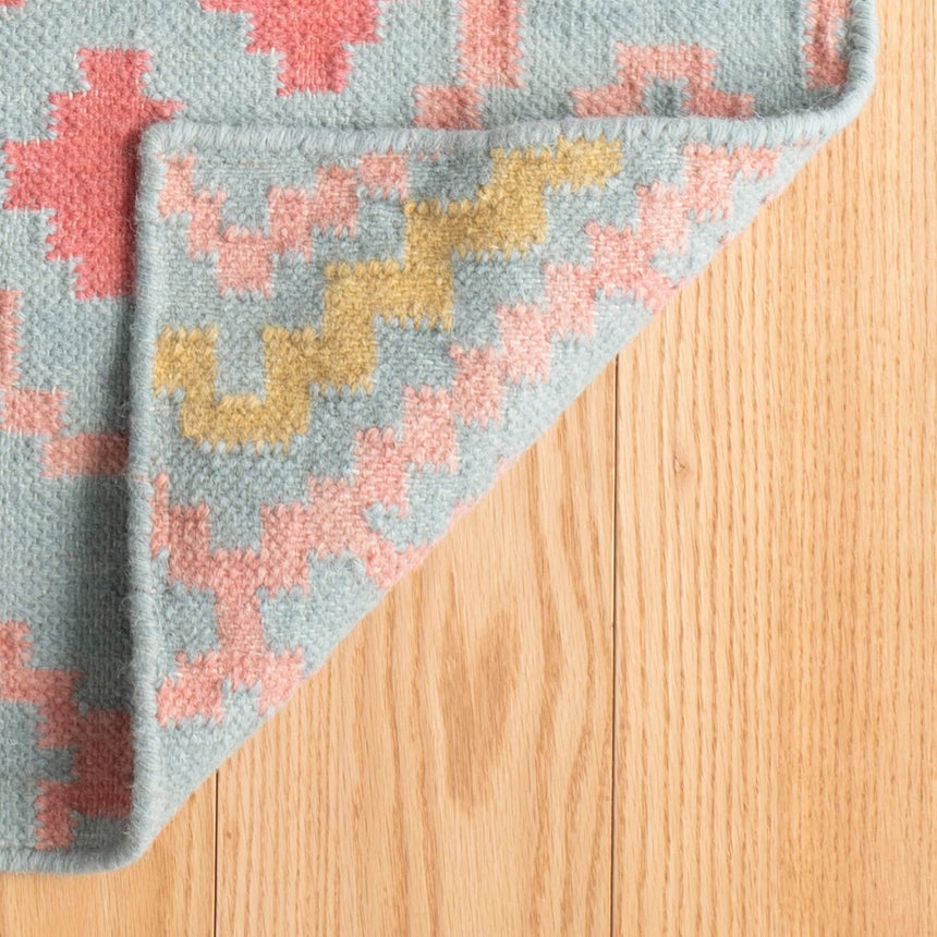 Jelly Roll Handwoven Wool Rug