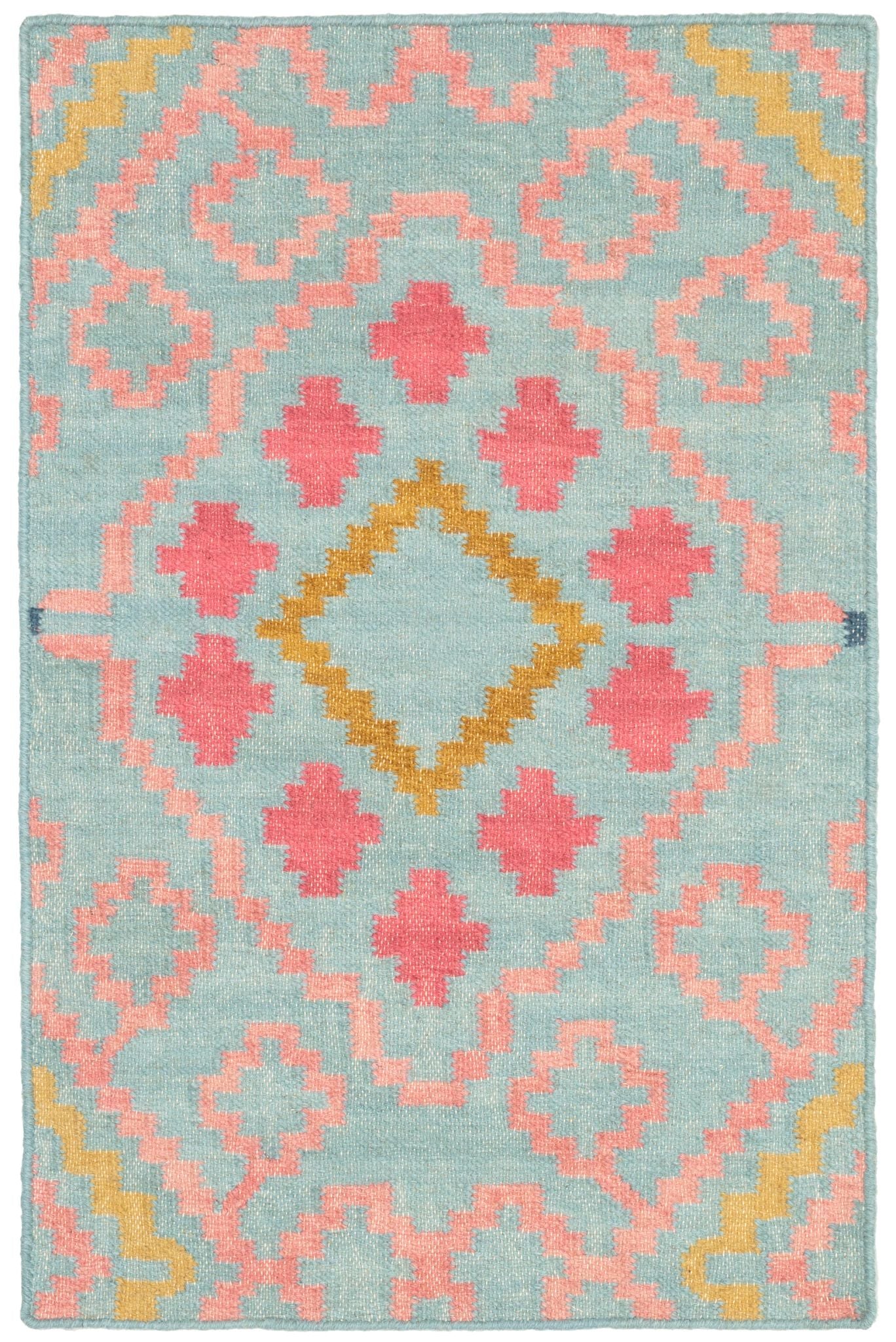 Jelly Roll Handwoven Wool Rug