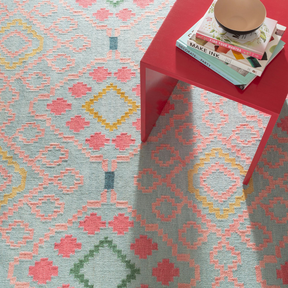 Jelly Roll Handwoven Wool Rug