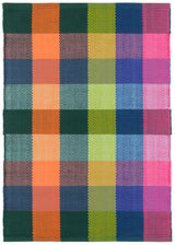 Happy Plaid Handwoven Indoor/Outdoor Rug