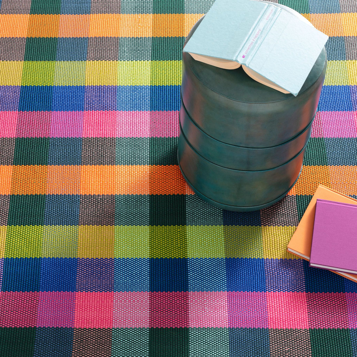 Happy Plaid Handwoven Indoor/Outdoor Rug