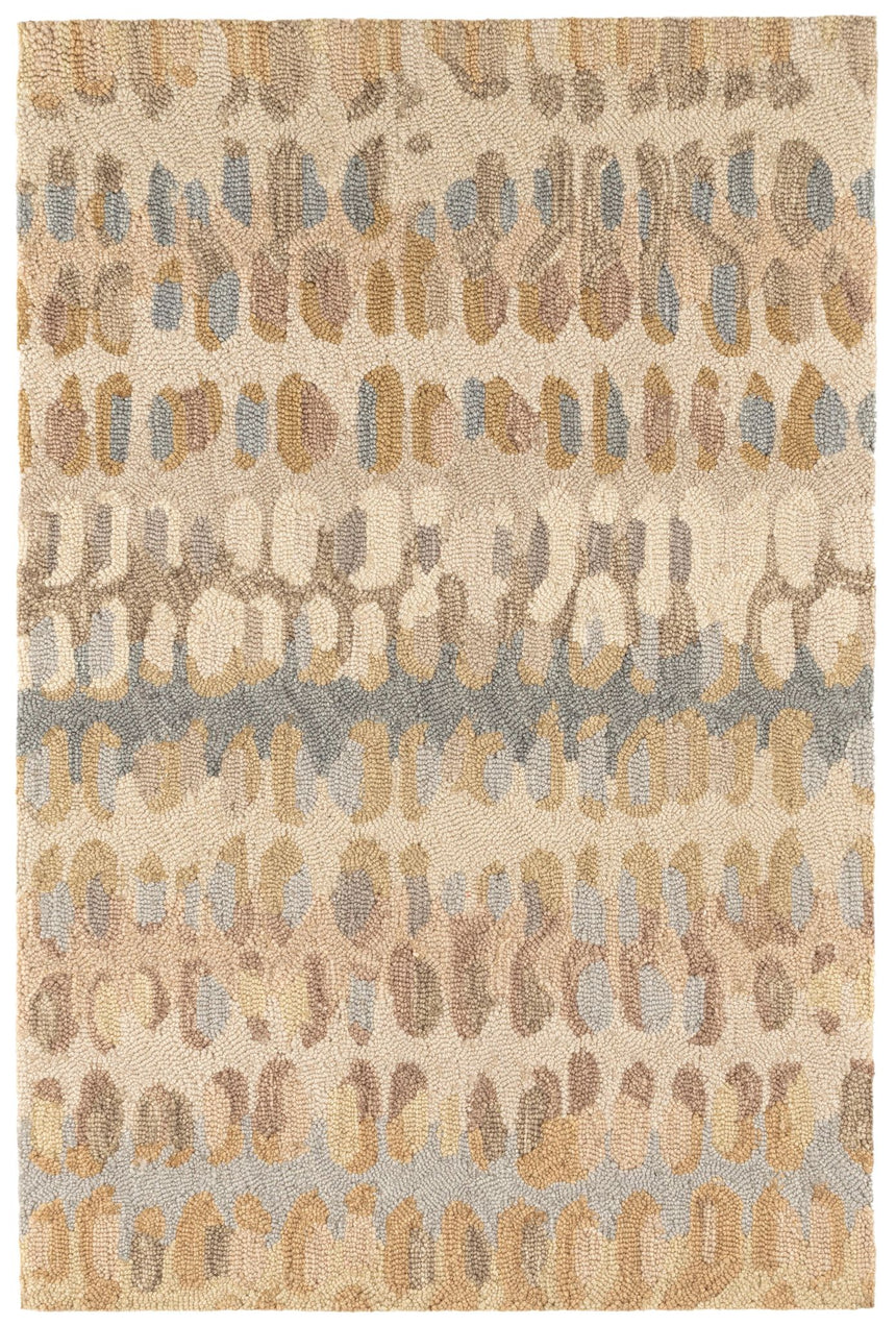 Paint Chip Hand Micro Hooked Wool Rug