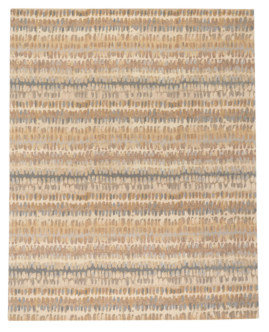 Paint Chip Hand Micro Hooked Wool Rug