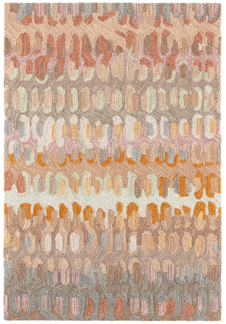 Paint Chip Hand Micro Hooked Wool Rug