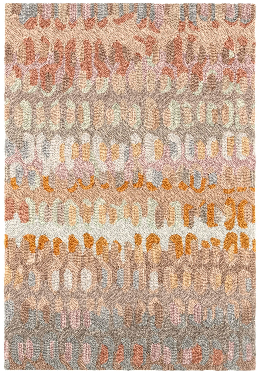 Paint Chip Hand Micro Hooked Wool Rug