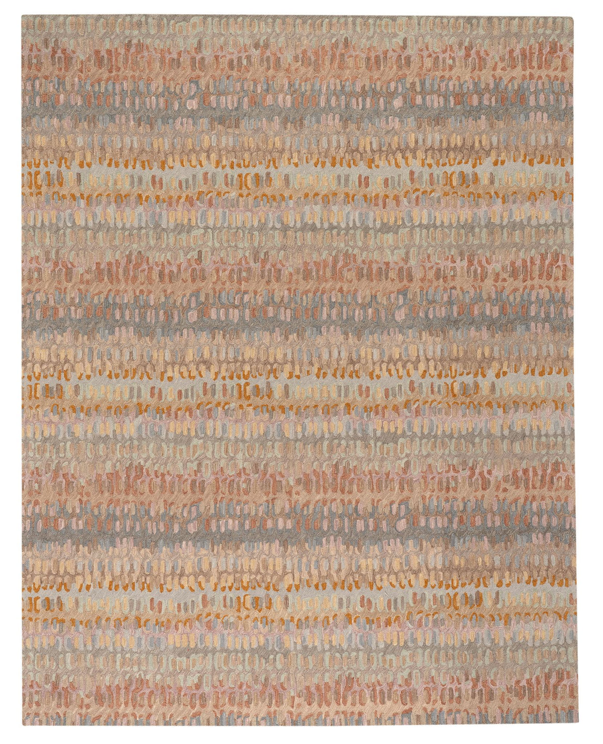 Paint Chip Hand Micro Hooked Wool Rug