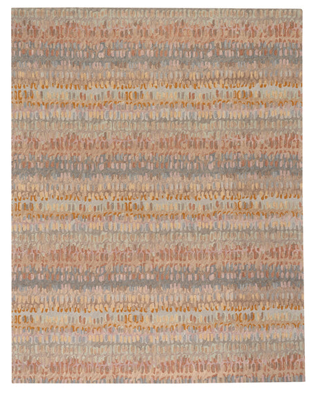 Paint Chip Hand Micro Hooked Wool Rug