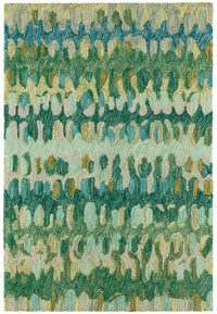 Paint Chip Hand Micro Hooked Wool Rug