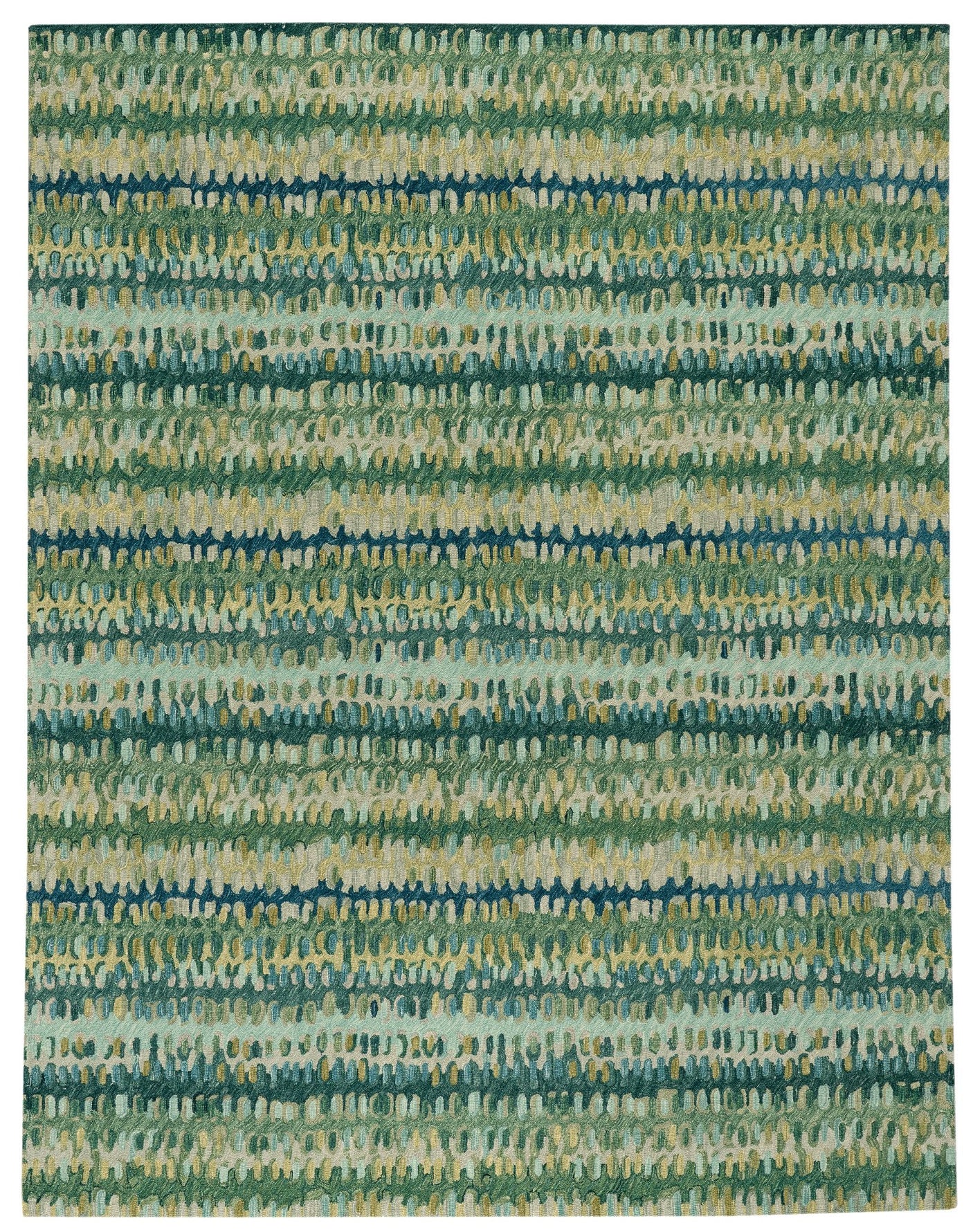 Paint Chip Hand Micro Hooked Wool Rug