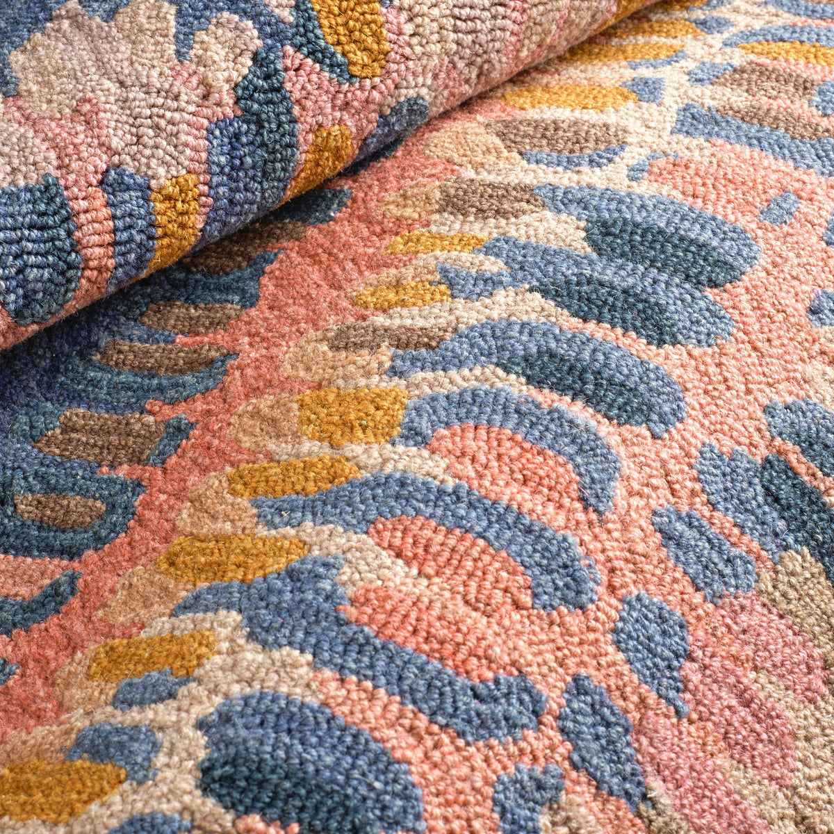 Paint Chip Hand Micro Hooked Wool Rug