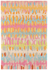 Paint Chip Hand Micro Hooked Wool Rug