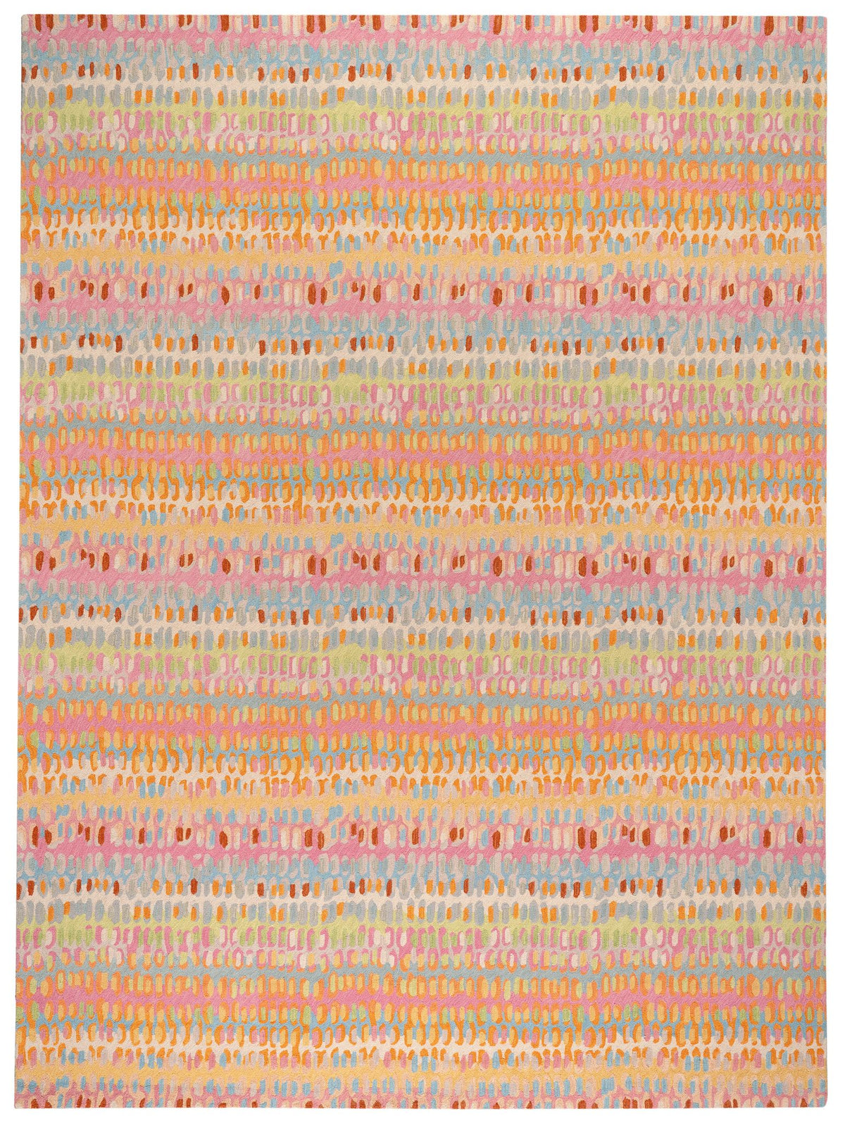 Paint Chip Hand Micro Hooked Wool Rug
