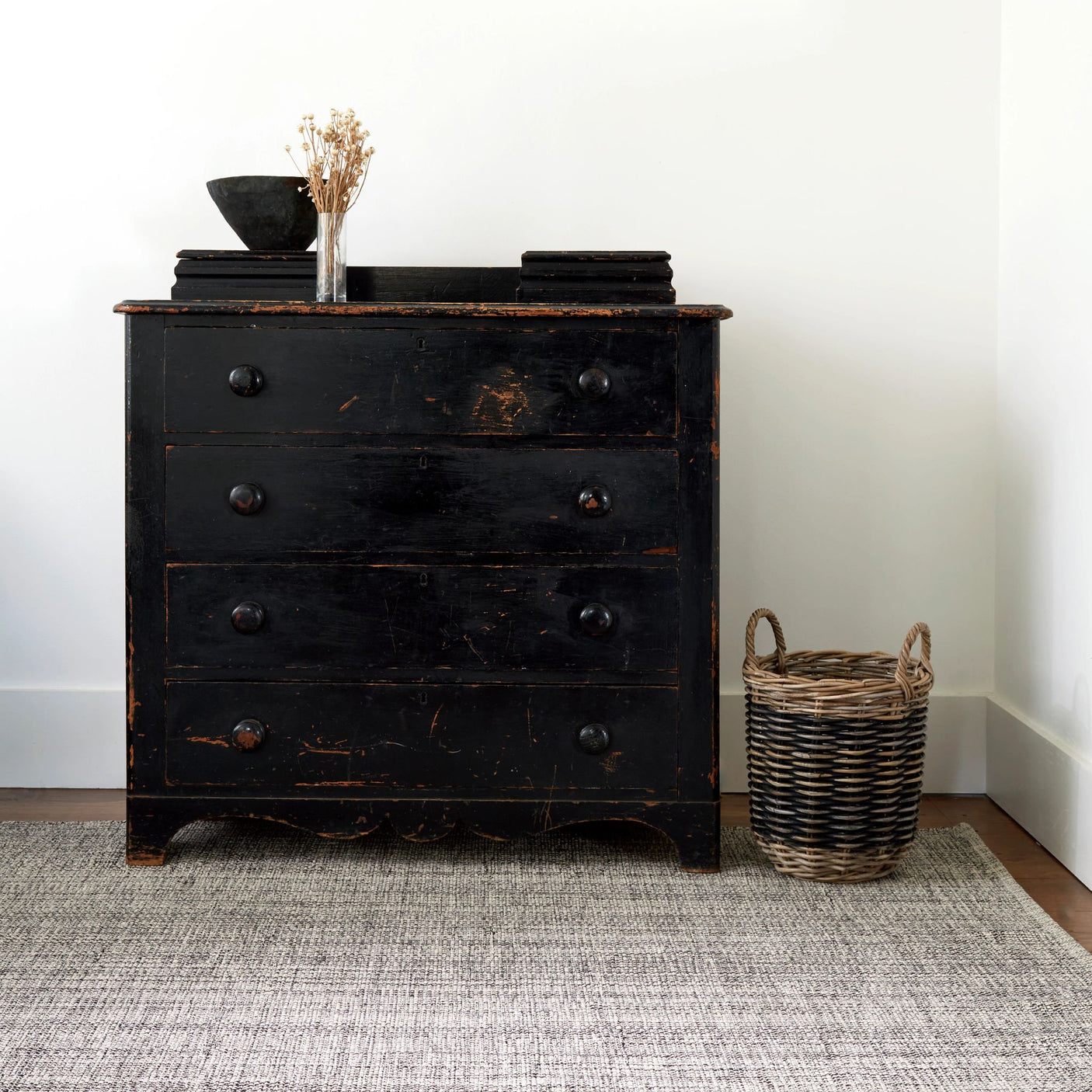 Marled Handwoven Cotton Rug