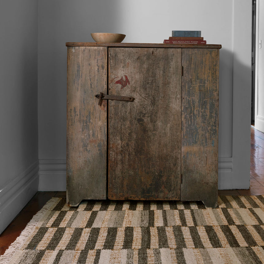 Ravel Stripe Handwoven Wool Rug