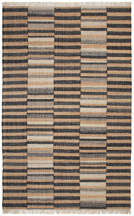 Ravel Stripe Handwoven Wool Rug