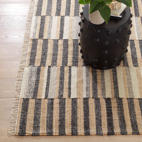 Ravel Stripe Handwoven Wool Rug