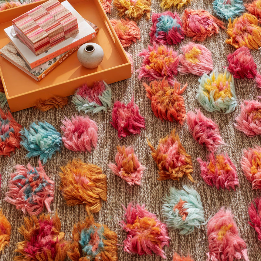 Party On Hand Knotted Wool Rug