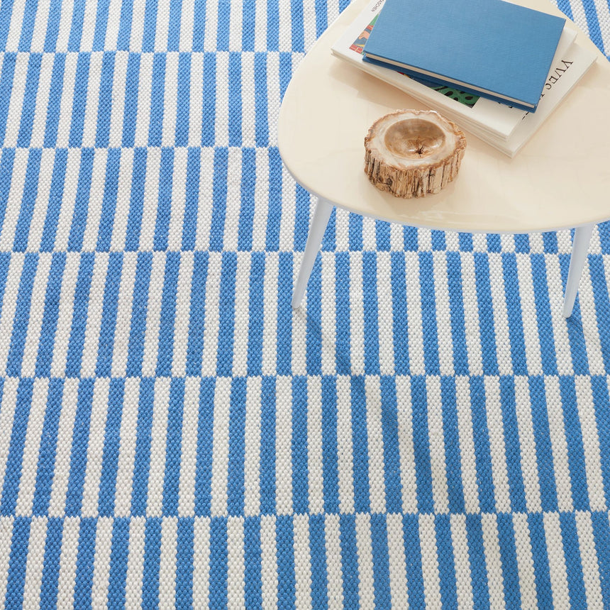 Sailing Stripe Handwoven Indoor/Outdoor Rug