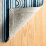 Button Hand Micro Hooked Wool Rug