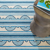 Button Hand Micro Hooked Wool Rug