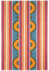 Button Hand Micro Hooked Wool Rug