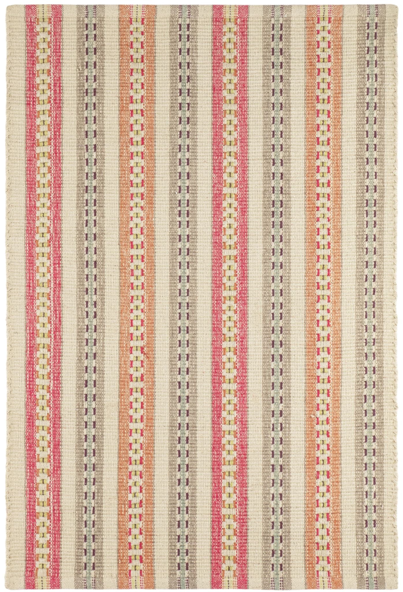 Long Slade Handwoven Cotton Rug