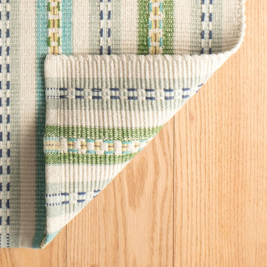 Long Slade Handwoven Cotton Rug