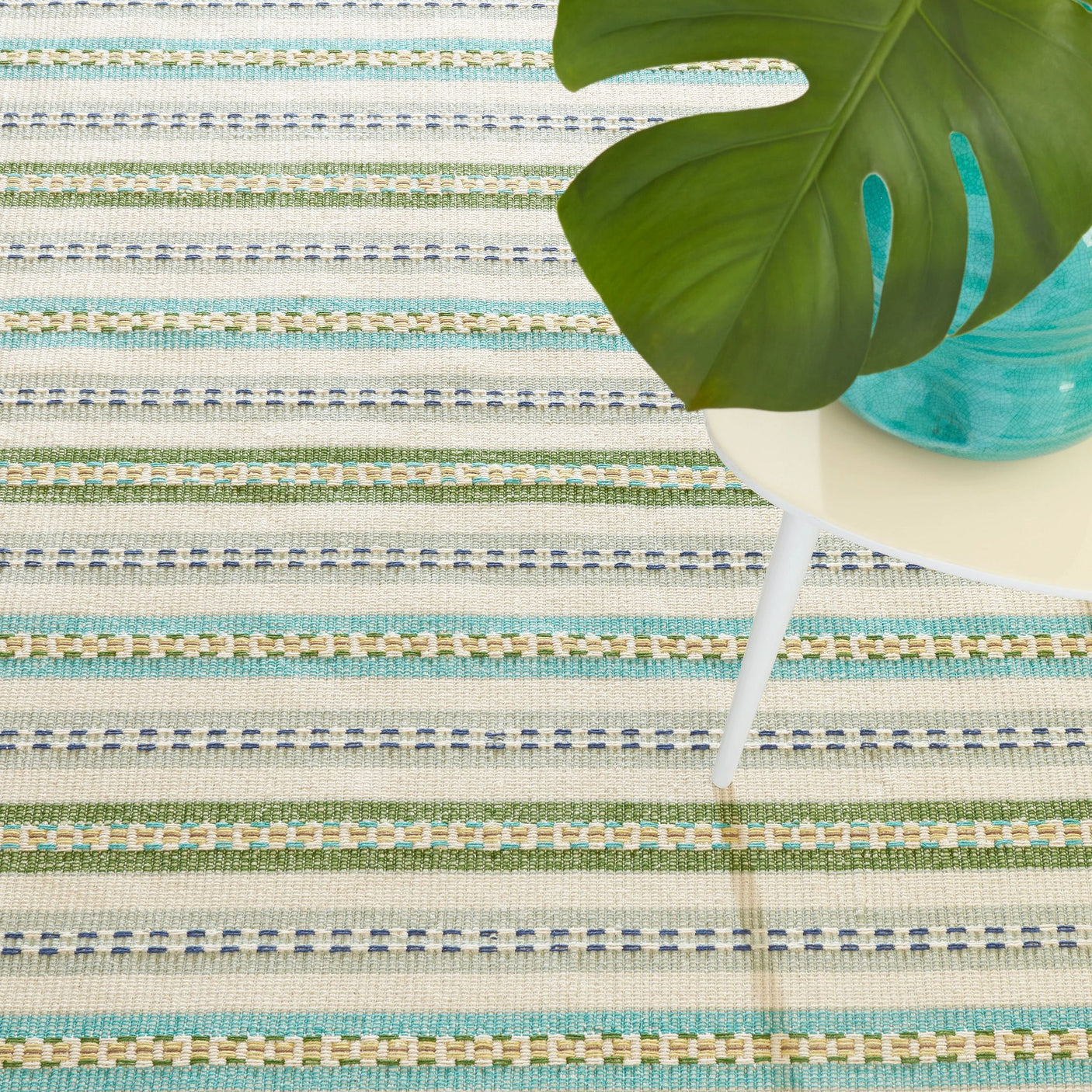 Long Slade Handwoven Cotton Rug