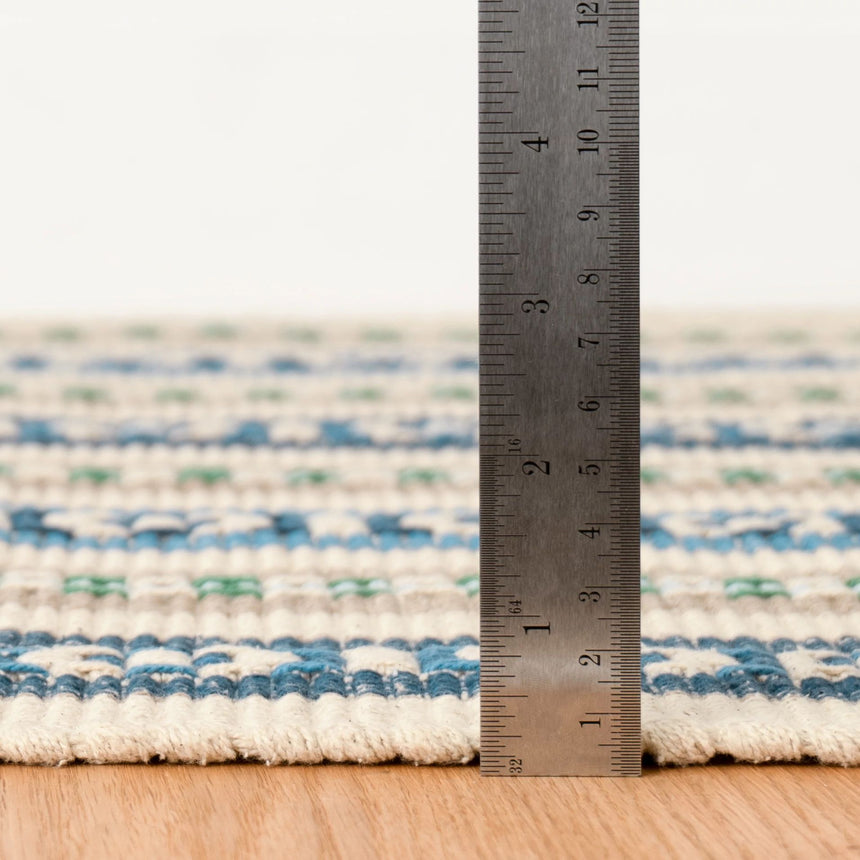Long Slade Handwoven Cotton Rug
