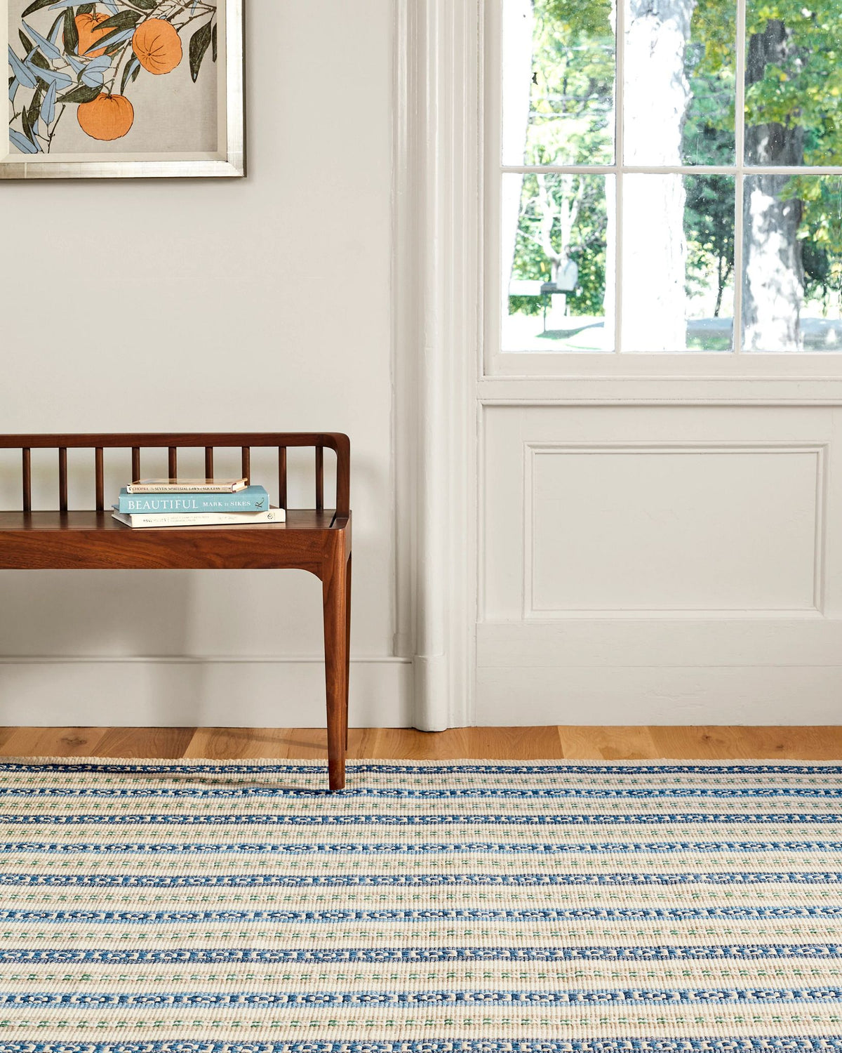 Long Slade Handwoven Cotton Rug