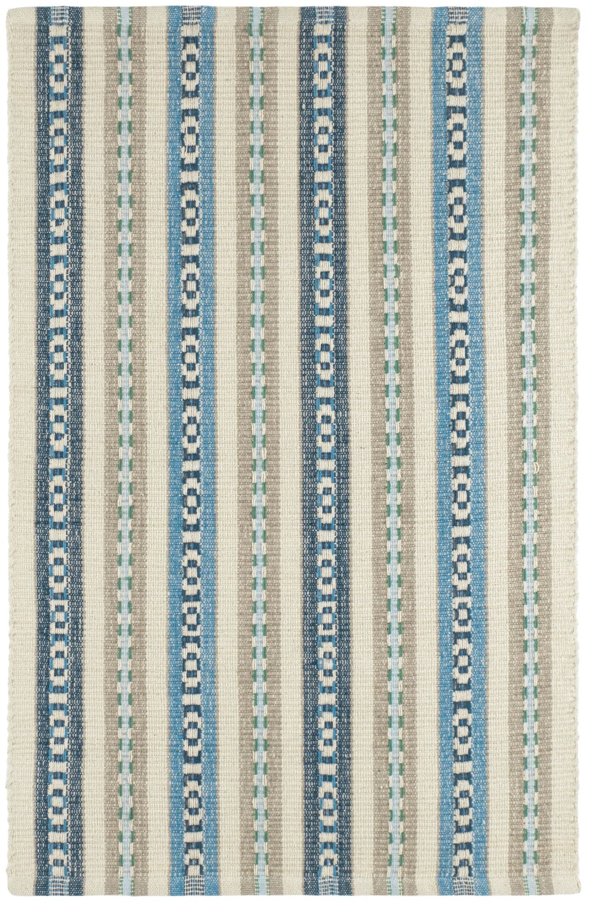 Long Slade Handwoven Cotton Rug