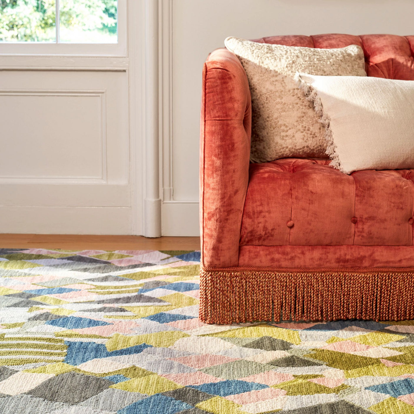 Deer Leap Hand Hooked Wool Rug