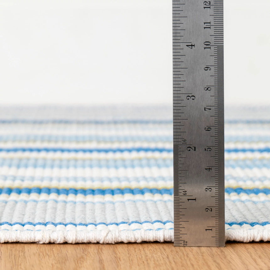 Daphne Stripe Handwoven Cotton Rug