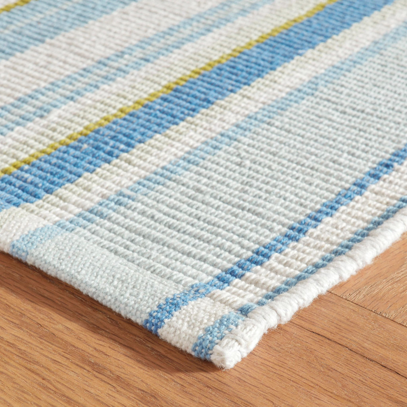Daphne Stripe Handwoven Cotton Rug