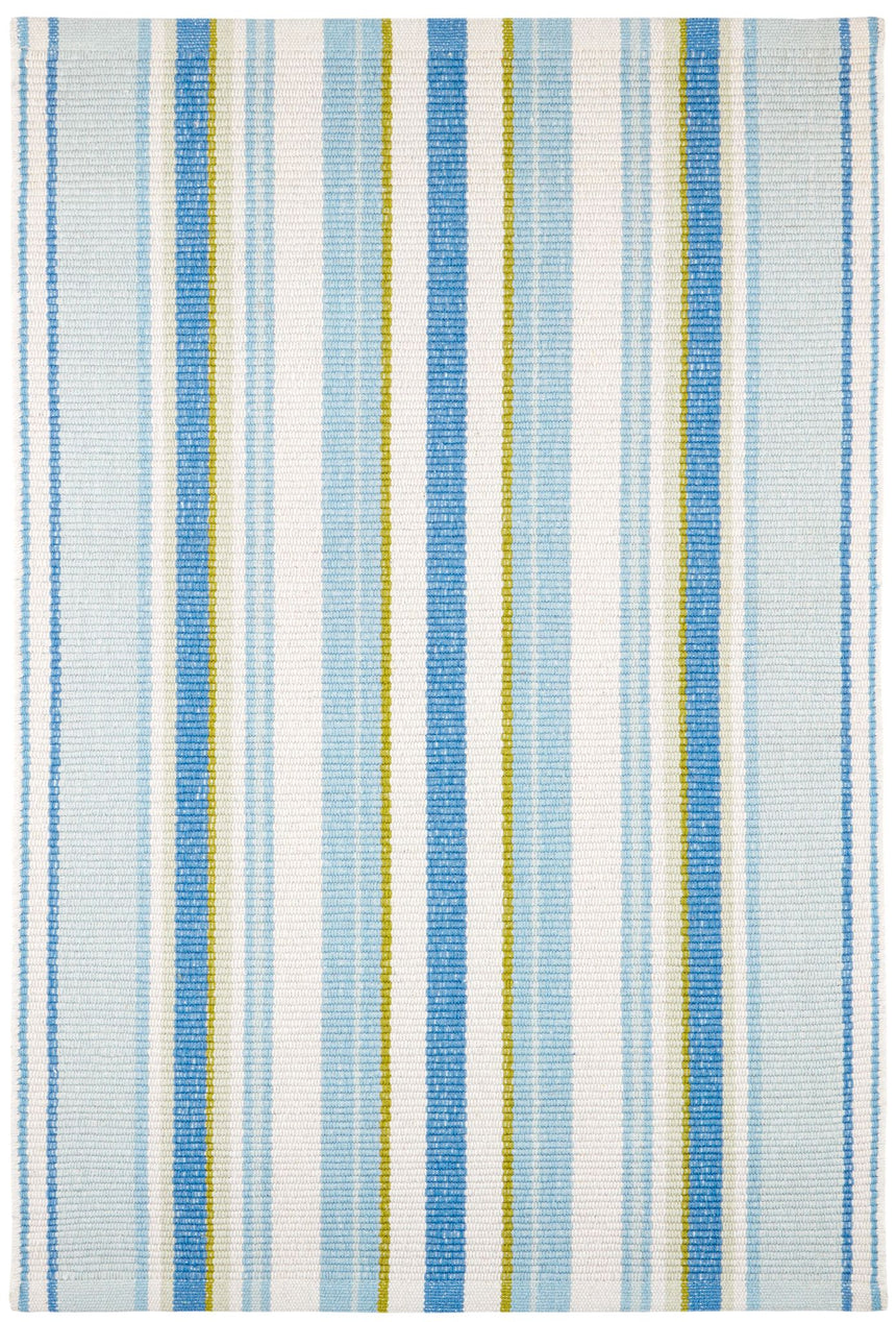 Daphne Stripe Handwoven Cotton Rug