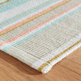Daphne Stripe Handwoven Cotton Rug